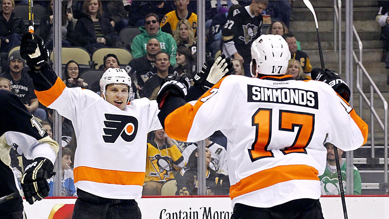 Flyers hang on to beat Penguins for second straight day